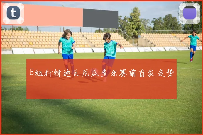 E组科特迪瓦厄瓜多尔赛前首发走势